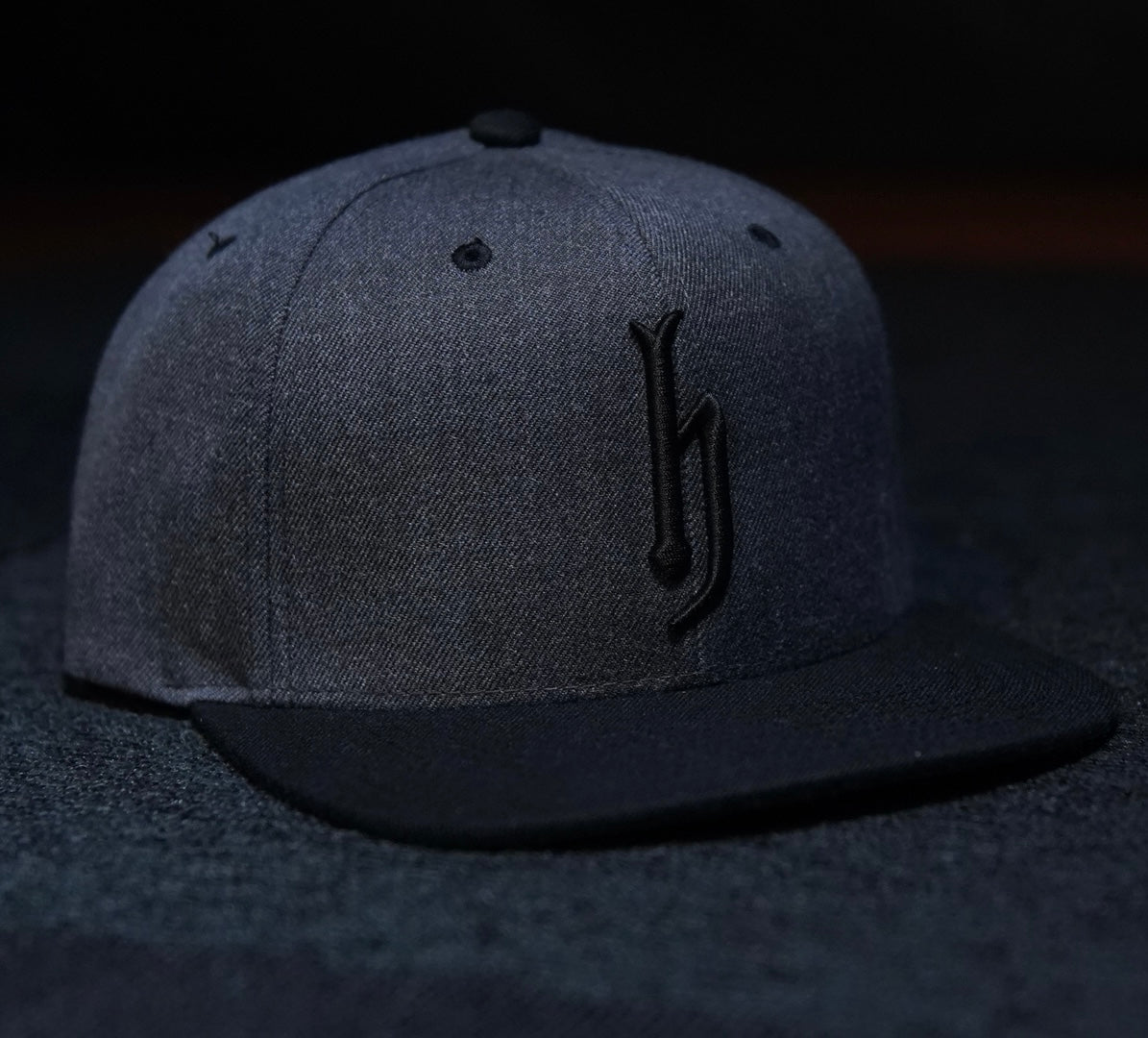 dj honda originals baseball cap"dark gray x black"