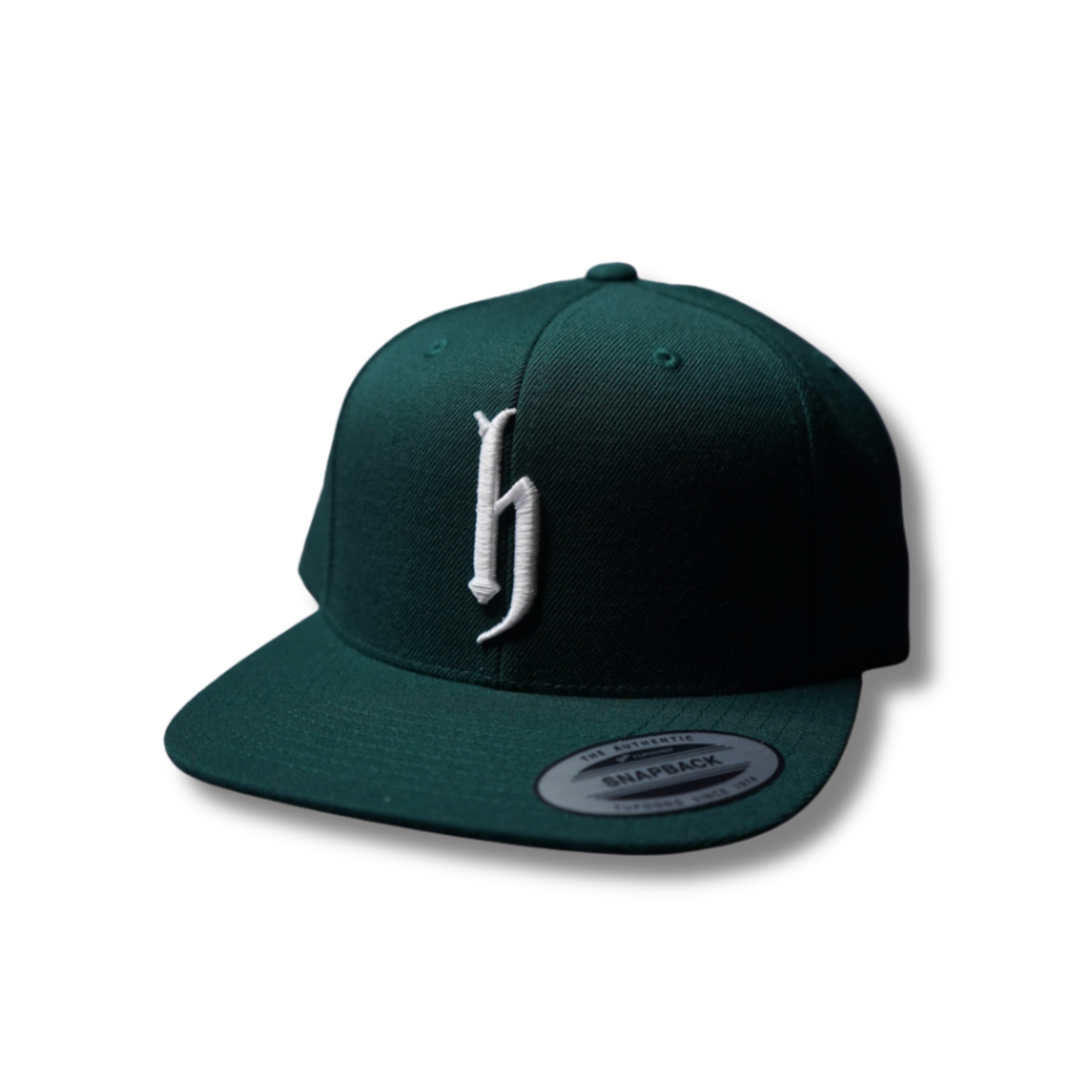 dj honda origibnals baseball cap "hunter green x white"