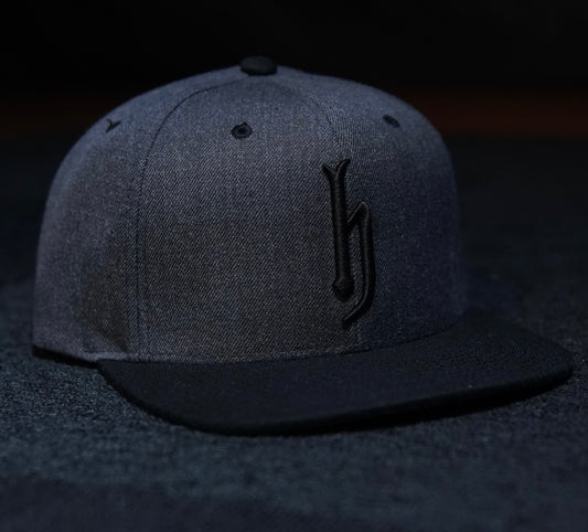 dj honda originals baseball cap"dark gray x black"