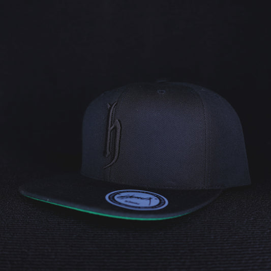 dj honda originals baseball cap"black x black"