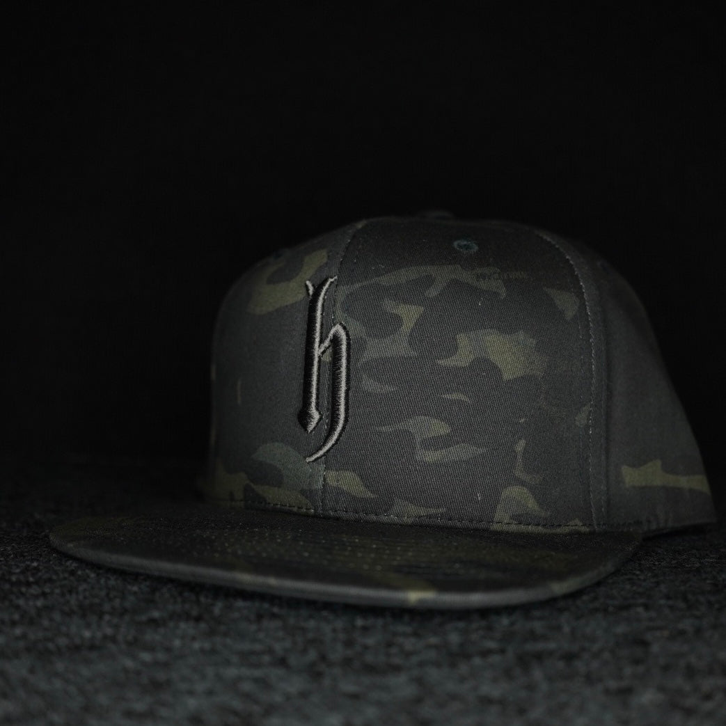 dj honda originals baseball cap"black camo x metallic black"