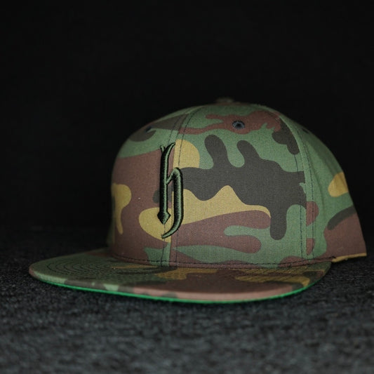dj honda originals baseball cap"american military camo x metallic green "